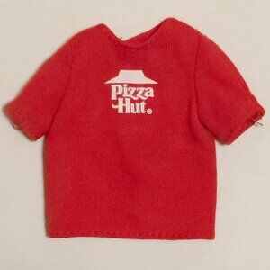 VINTAGE Barbie Pizza Party Kevin Male Doll Pizza Hut SHIRT Mattel 1994 T-shirt